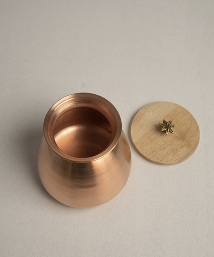 Handmade copper tulsibaug lota