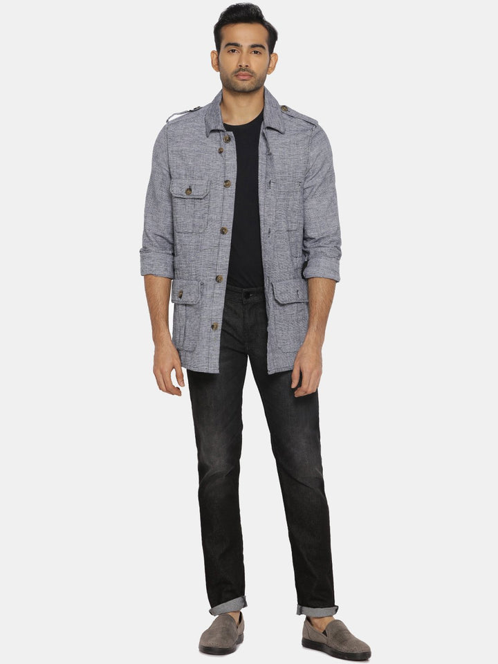 Grey khaki traveller jacket