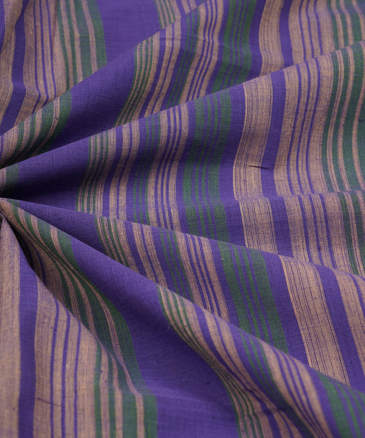 Blue multicolor handwoven cotton mangalagiri Fabrics