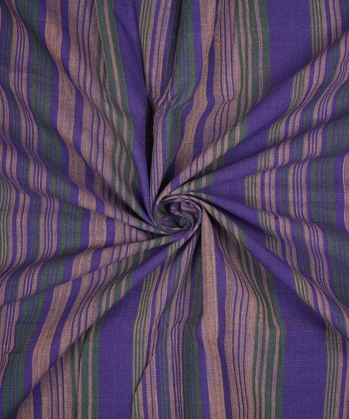 Blue multicolor handwoven cotton mangalagiri Fabrics