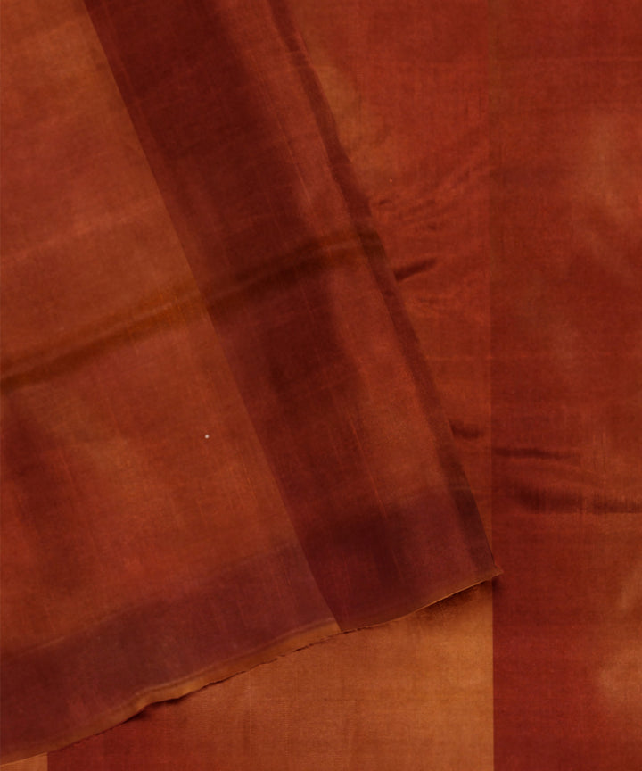 Orange silk handloom patola saree