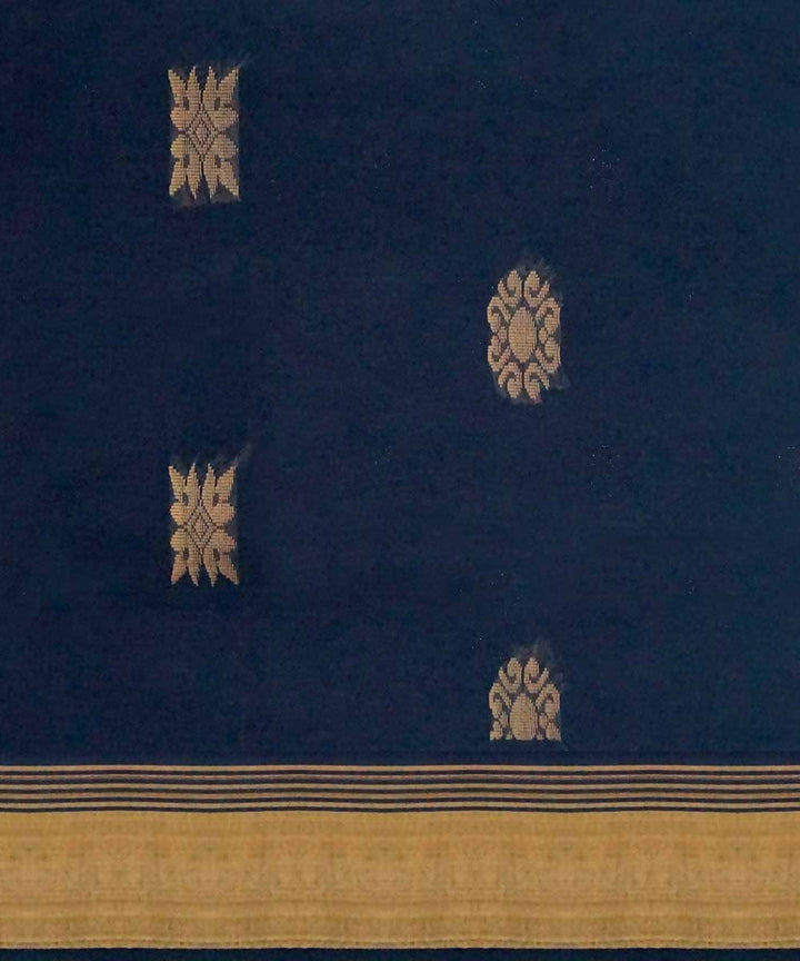 Black handloom salem cotton saree