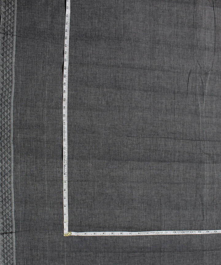 Grey Handwoven Cotton Fabric
