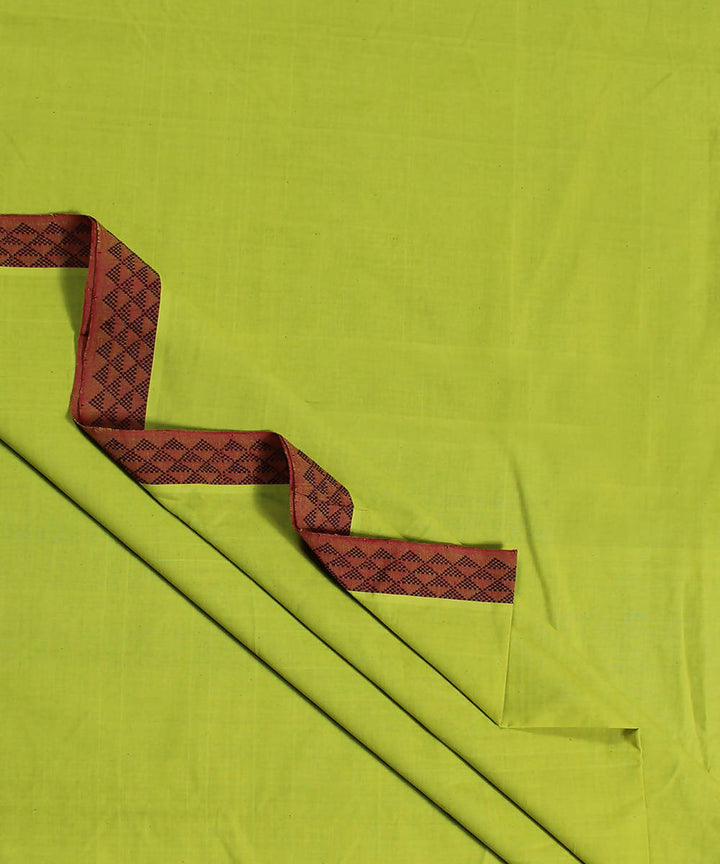 Light green handloom cotton mangalagiri kurta material