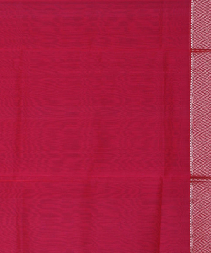 Maheshwari Berry Red Handloom Sico Saree