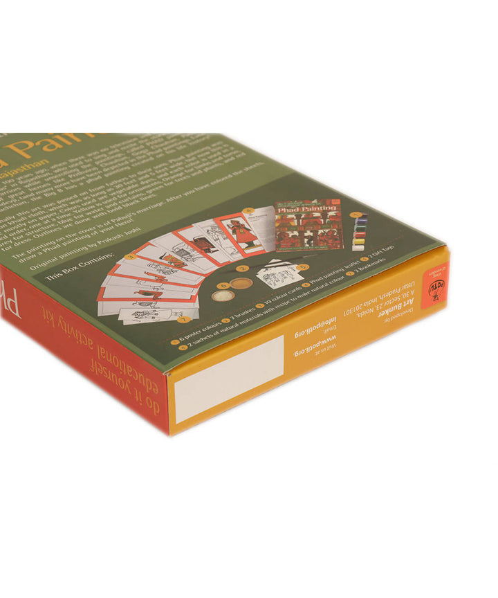 Handmade DIY Educational Colouring Kit Phad Painting of Rajasthan