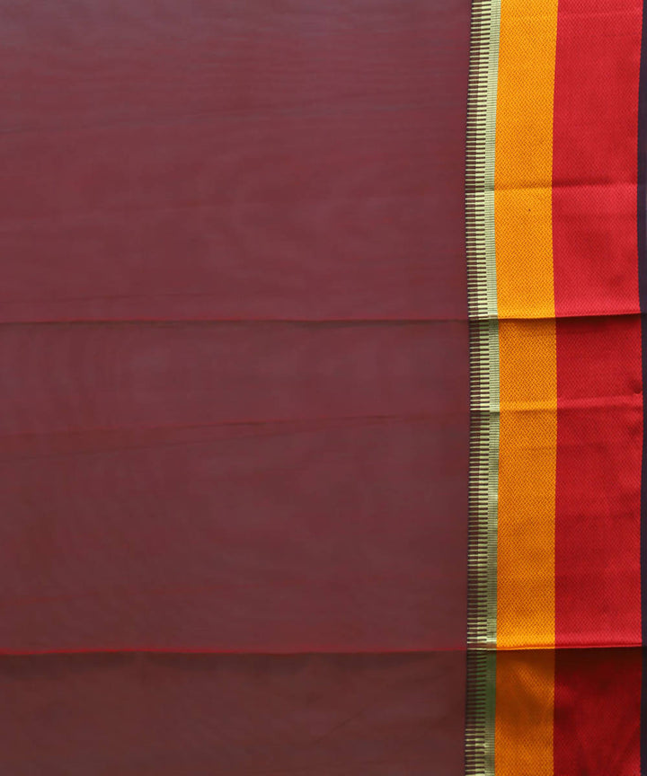 Maheshwari Bluise Grey Handloom Sico Saree