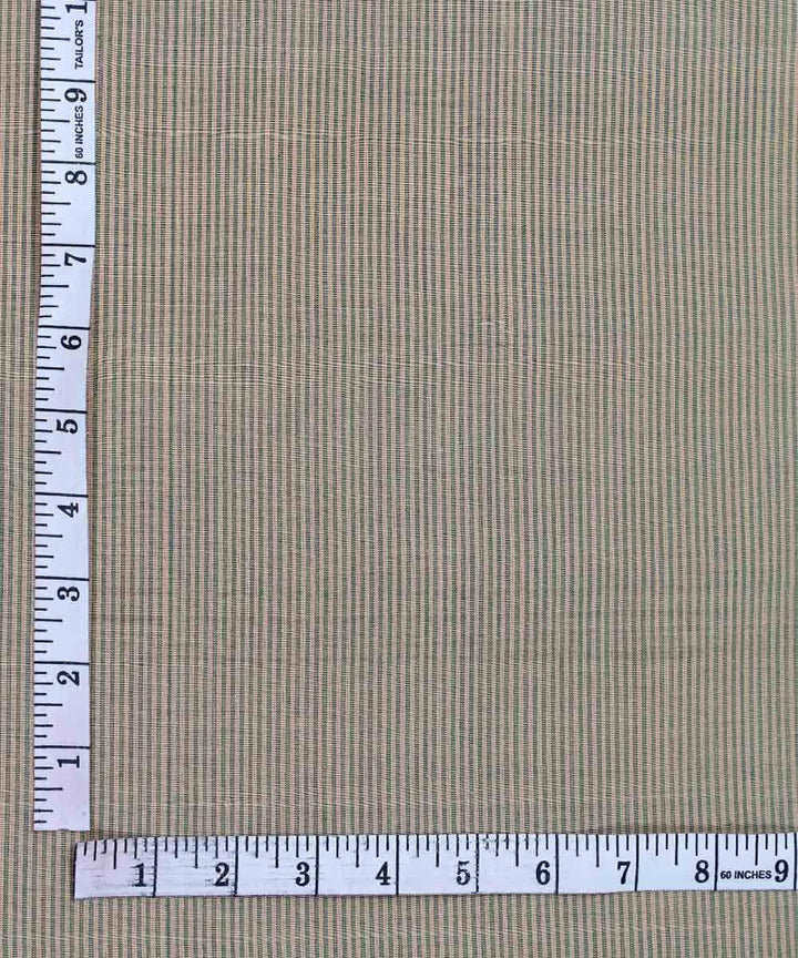 green mangalagiri handwoven cotton fabric