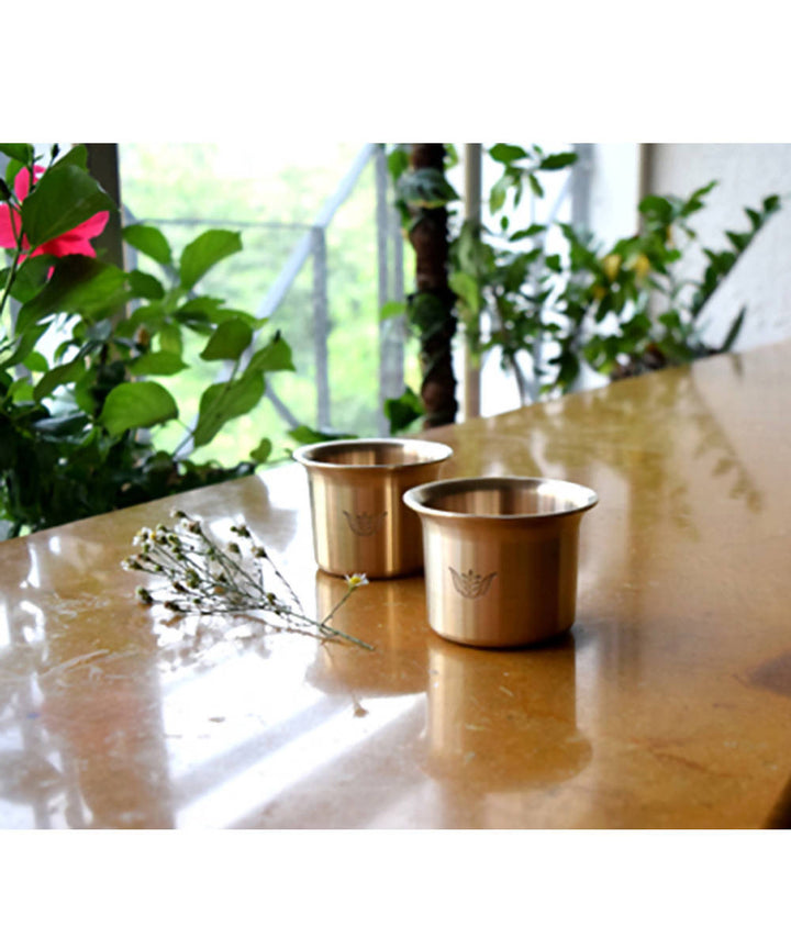 Handmade copper beverage mugs (set of 2)