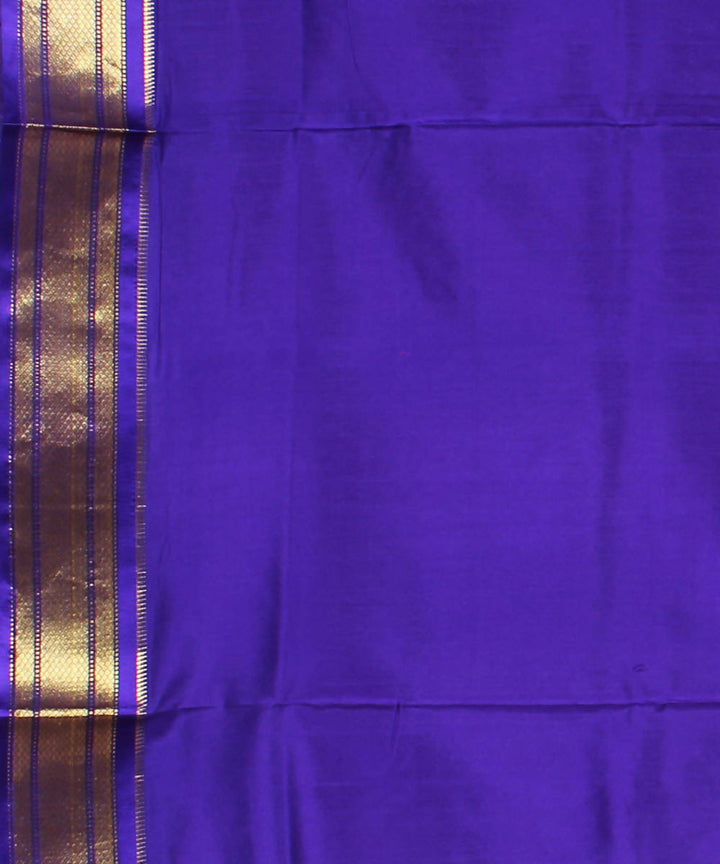 Magenta Red Karnataka Handloom Silk Saree