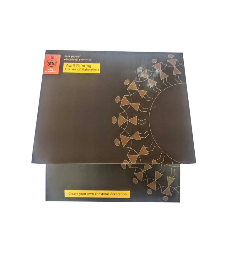 Potli diy craft kit christmas decors of warli art family star(age 6)