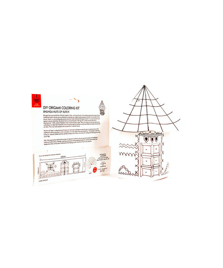 Educational DIY Colouring Kit(Bonga Huts of Gujrat)Learning Activity