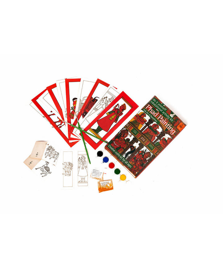 Handmade DIY Educational Colouring Kit Phad Painting of Rajasthan