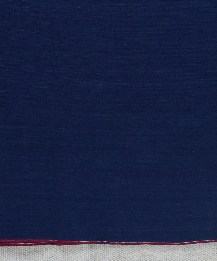 0.50m Handloom Blue Handspun Cotton Fabric