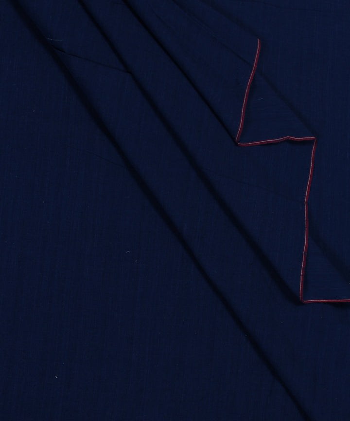 0.50m Handloom Blue Handspun Cotton Fabric