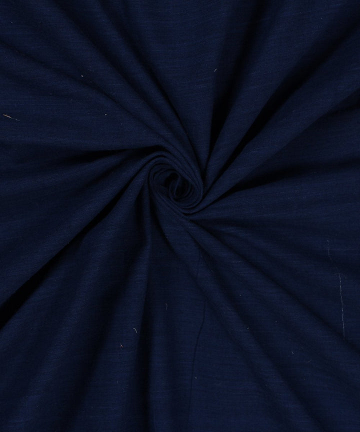 0.50m Handloom Blue Handspun Cotton Fabric