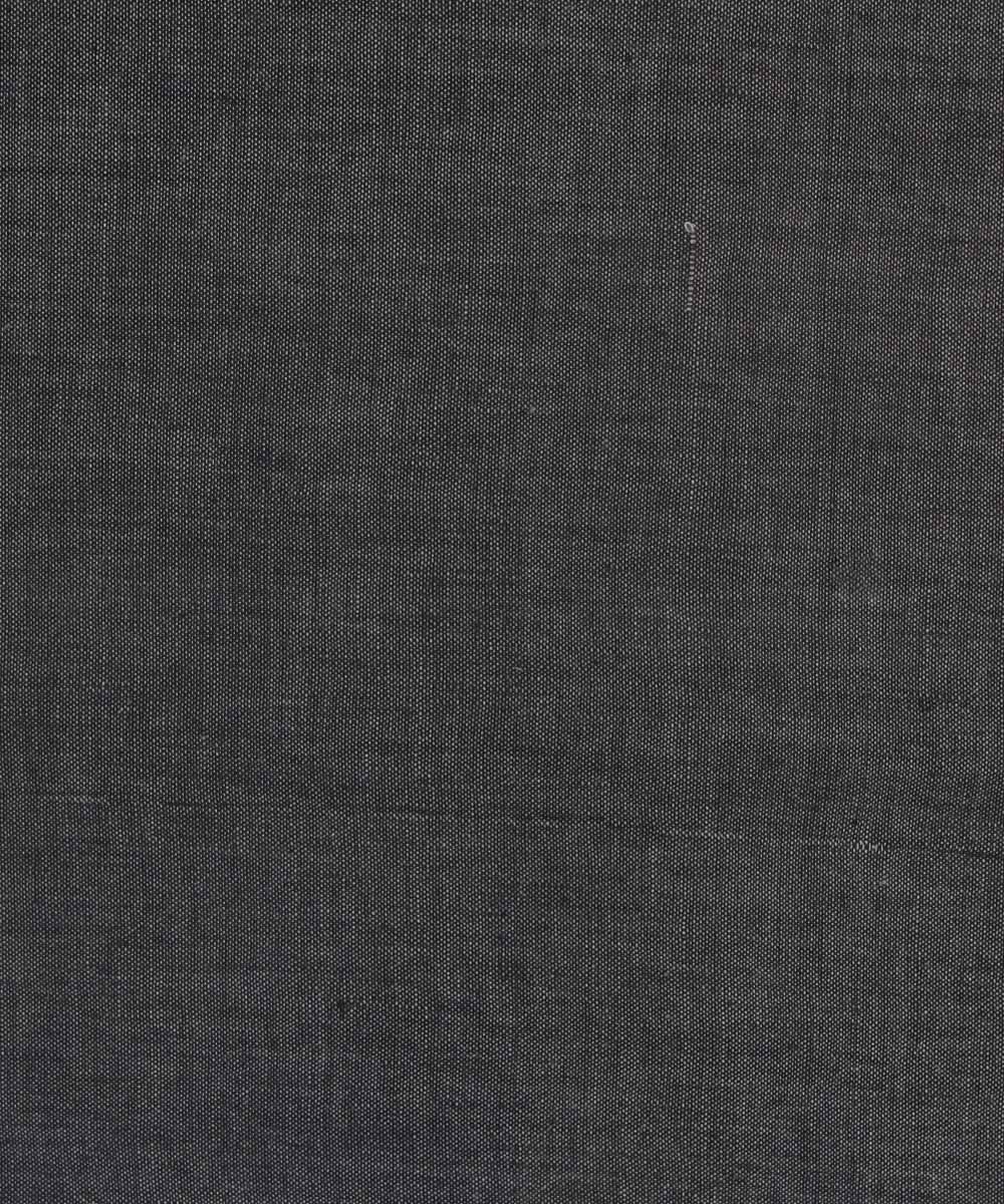 0.8m Grey Natural Dye Handloom Cotton Fabric