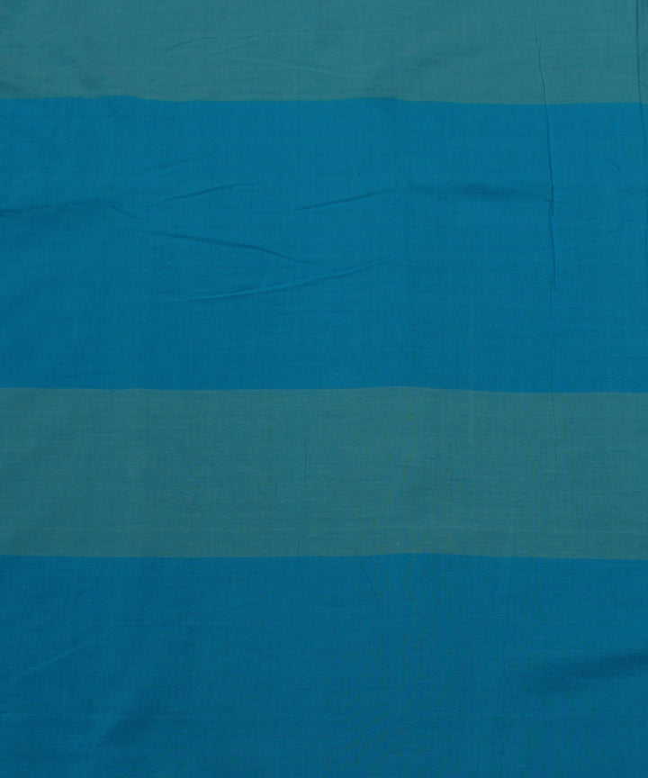 2.5m Sky blue handwoven cotton broad stripe kurta material
