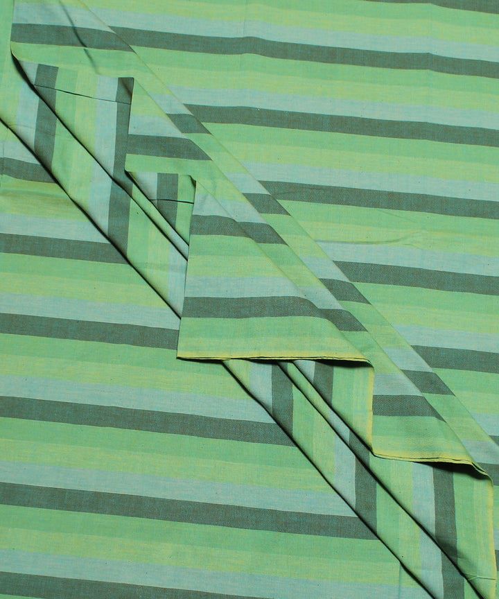 Multicolor handwoven cotton stripe fabrics