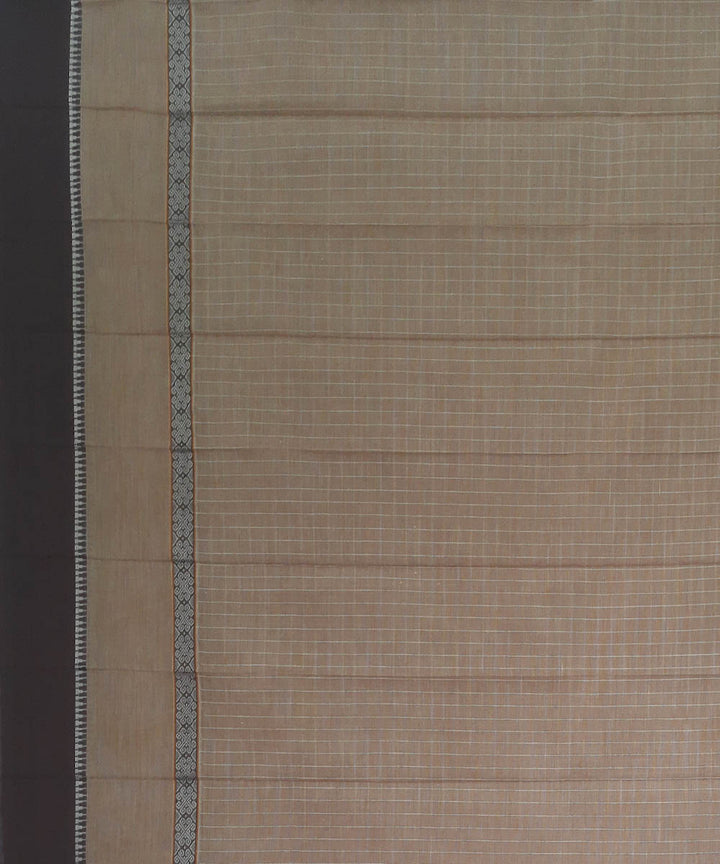 Grey cotton handloom narayanpet saree
