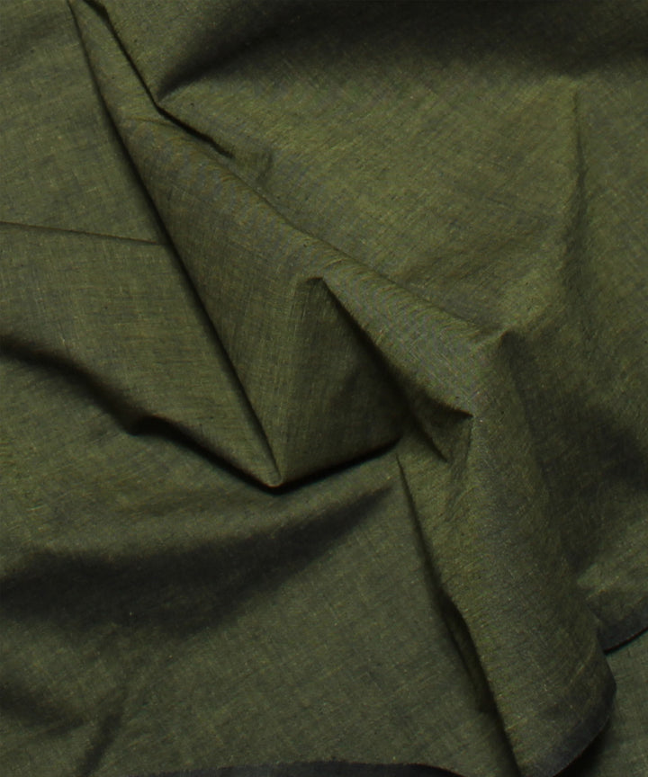 2.5m Moss green handwoven cotton kurta material
