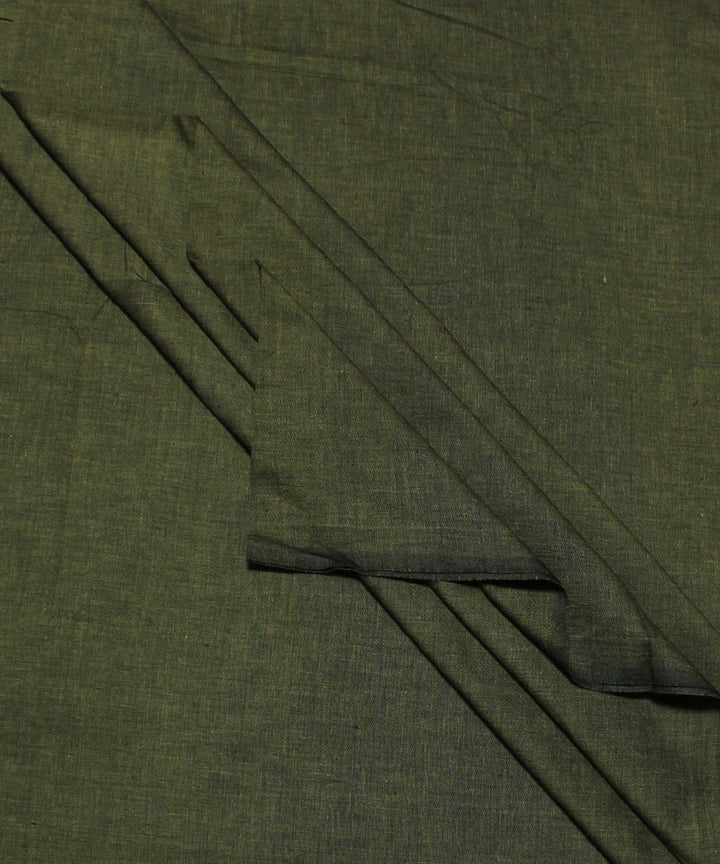 2.5m Moss green handwoven cotton kurta material