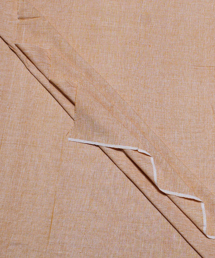 1.8m Orange white handwoven cotton fabric