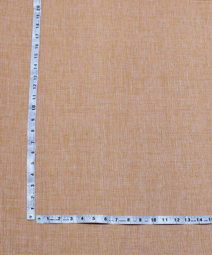 1.8m Orange white handwoven cotton fabric