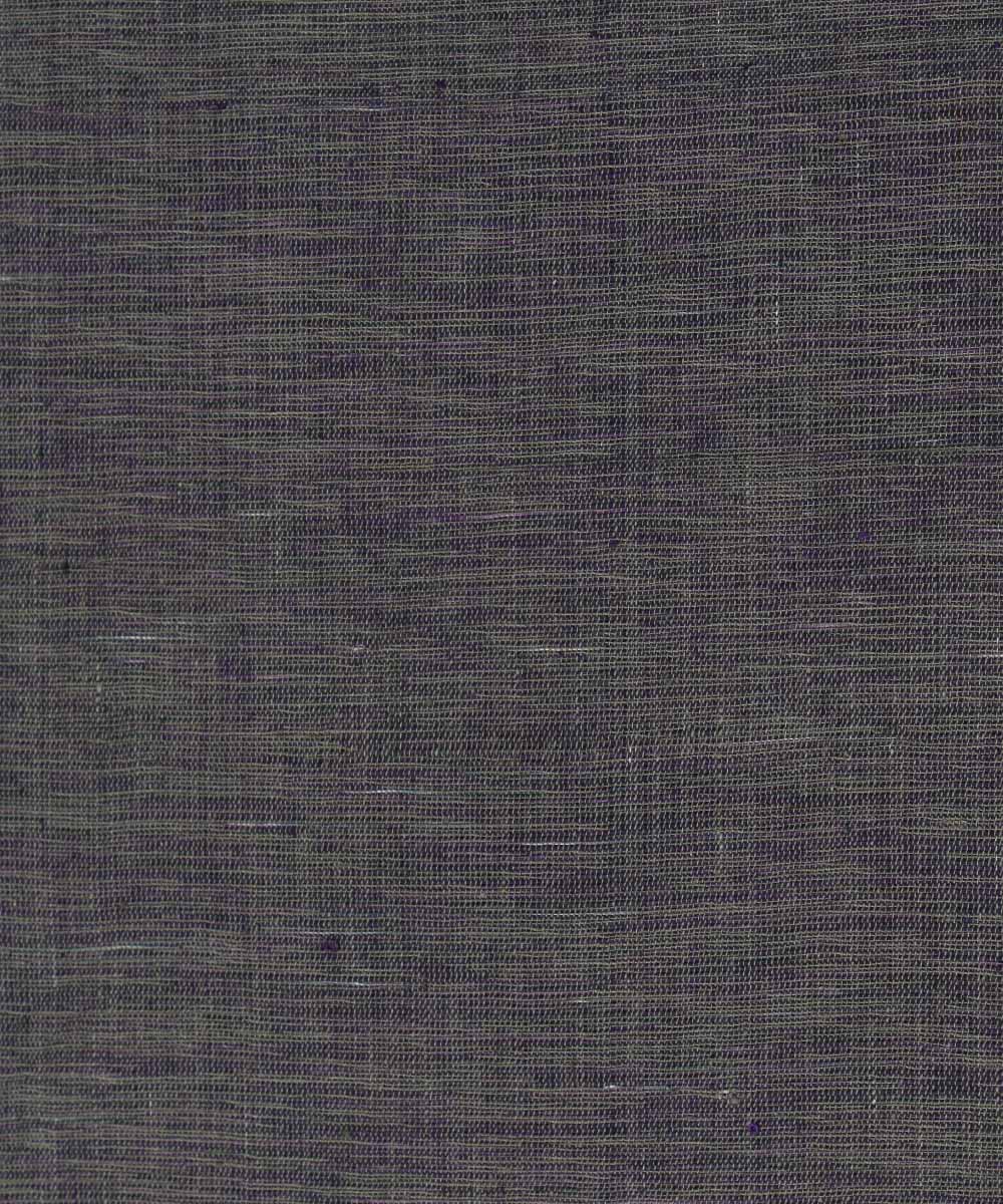 Grey Handspun Handloom Cotton Fabric