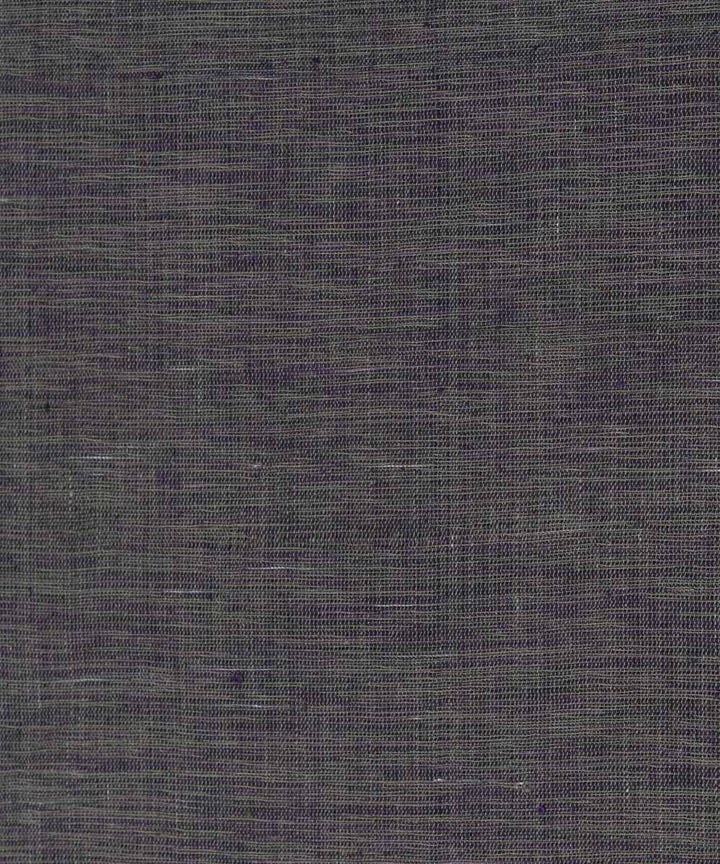 Grey Handspun Handloom Cotton Fabric