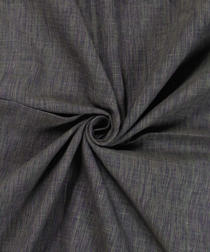 Grey Handspun Handloom Cotton Fabric