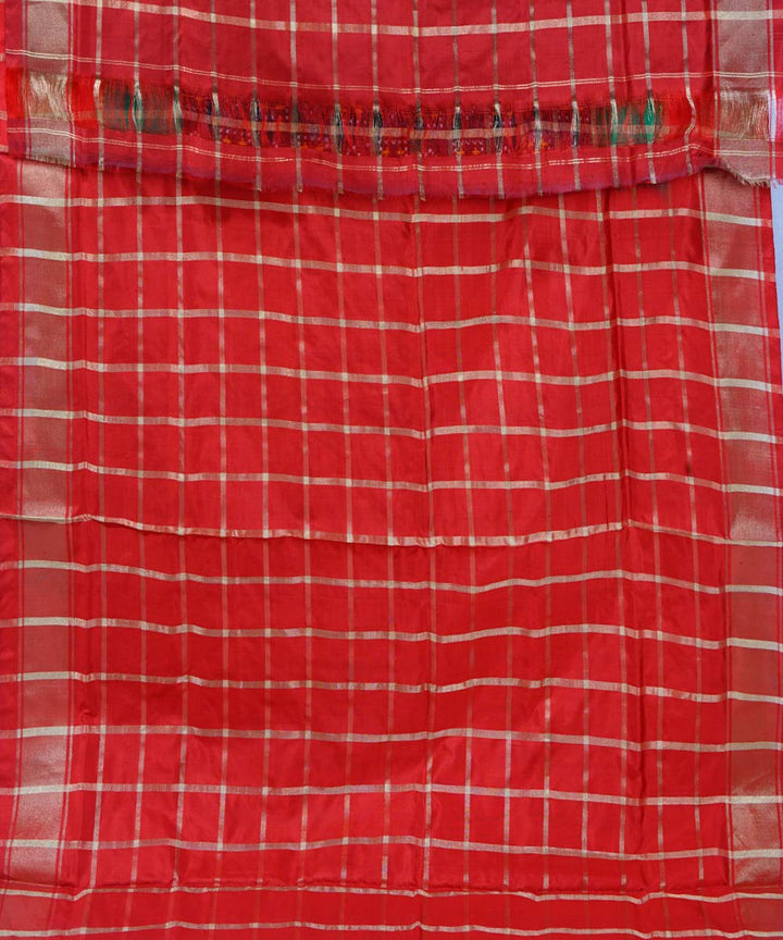 Black handloom ikkat silk pochampally saree