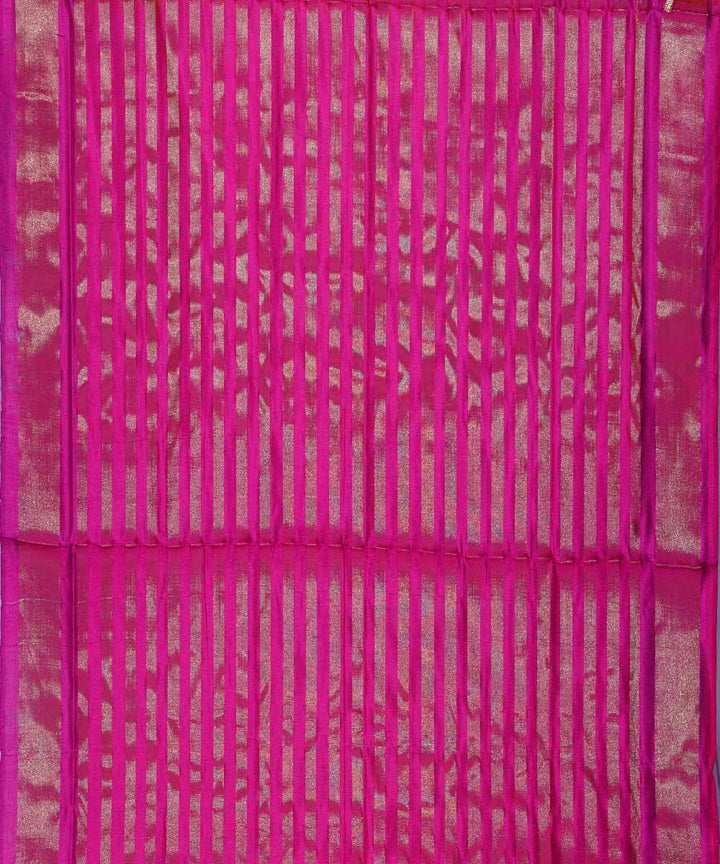 Amber yellow handwoven ikkat silk pochampally saree