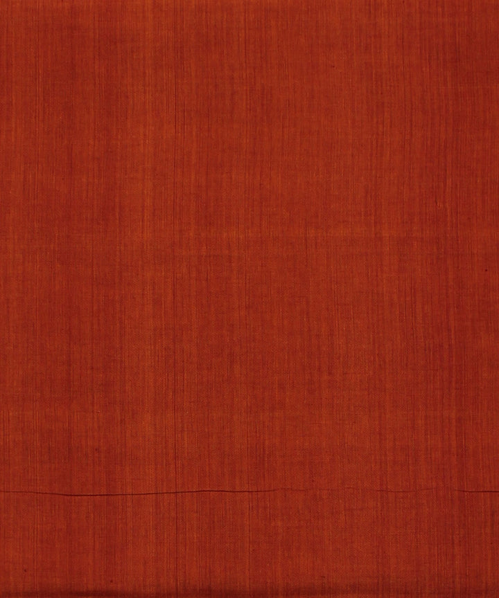 0.5m Red orange mangalgiri handwoven cotton fabric