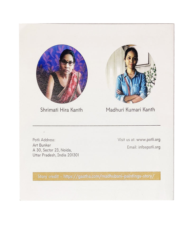 Handmade DIY fabric painitng kit madhubani fish for adults