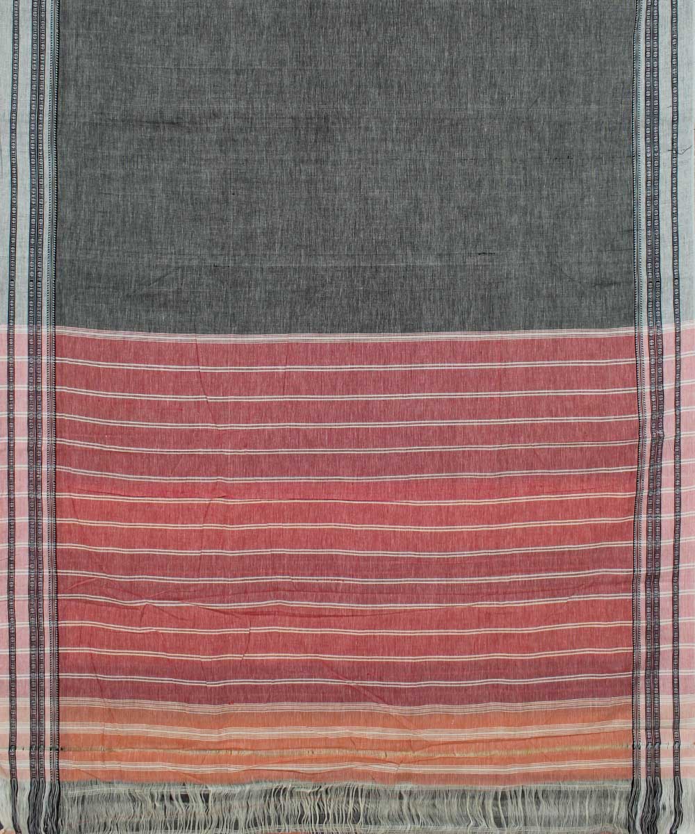 Grey Handloom Hubli Cotton Saree