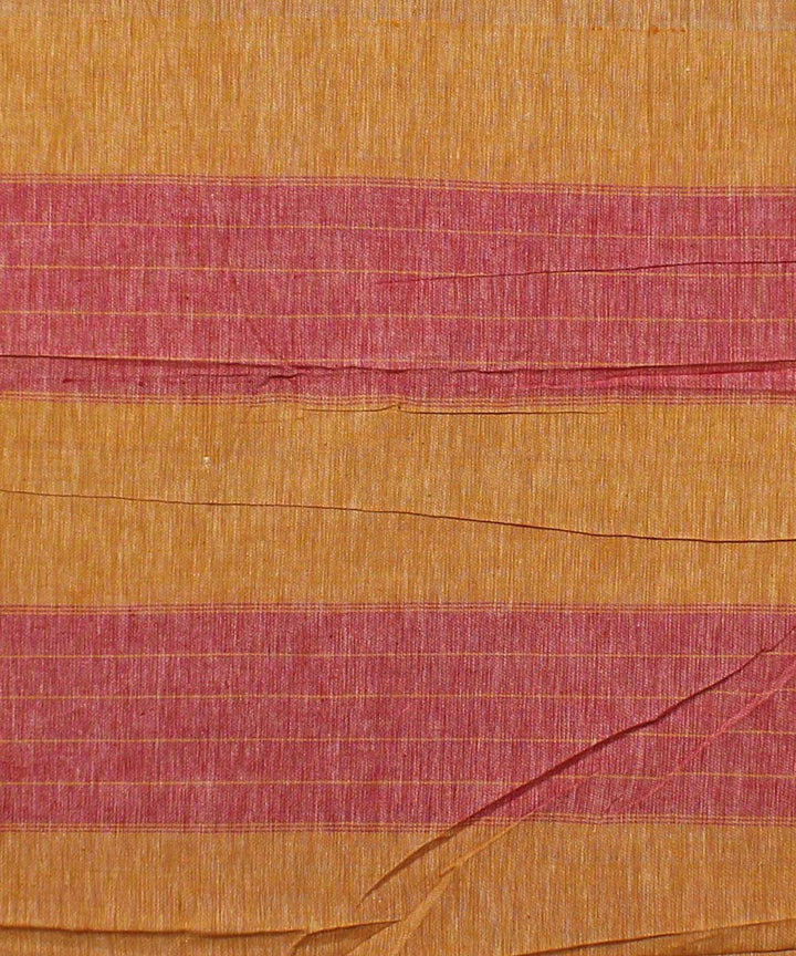 Grey Yellow Handloom Hubli Cotton Saree