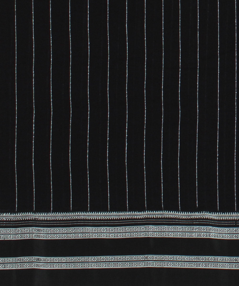 Cool black red handwoven cotton art silk gayatri border ilkal saree