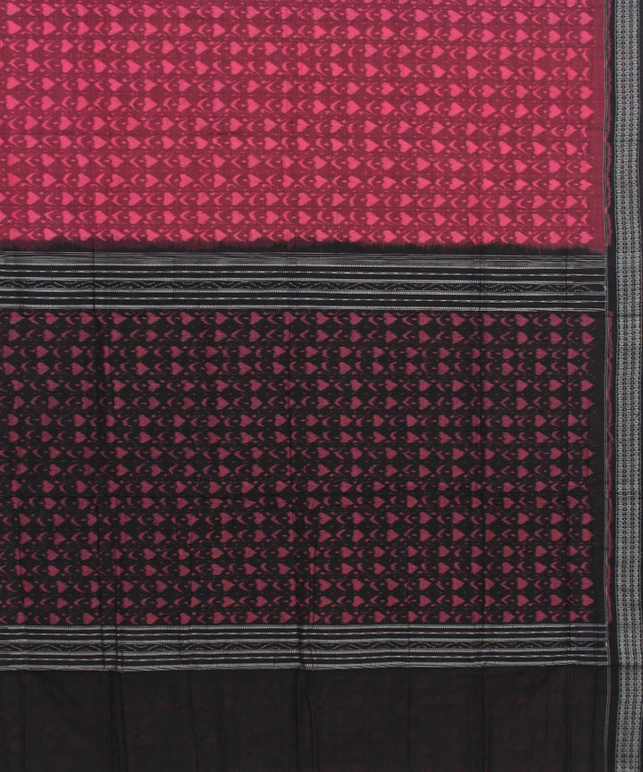 Sambalpuri Handloom Cotton Pink Saree