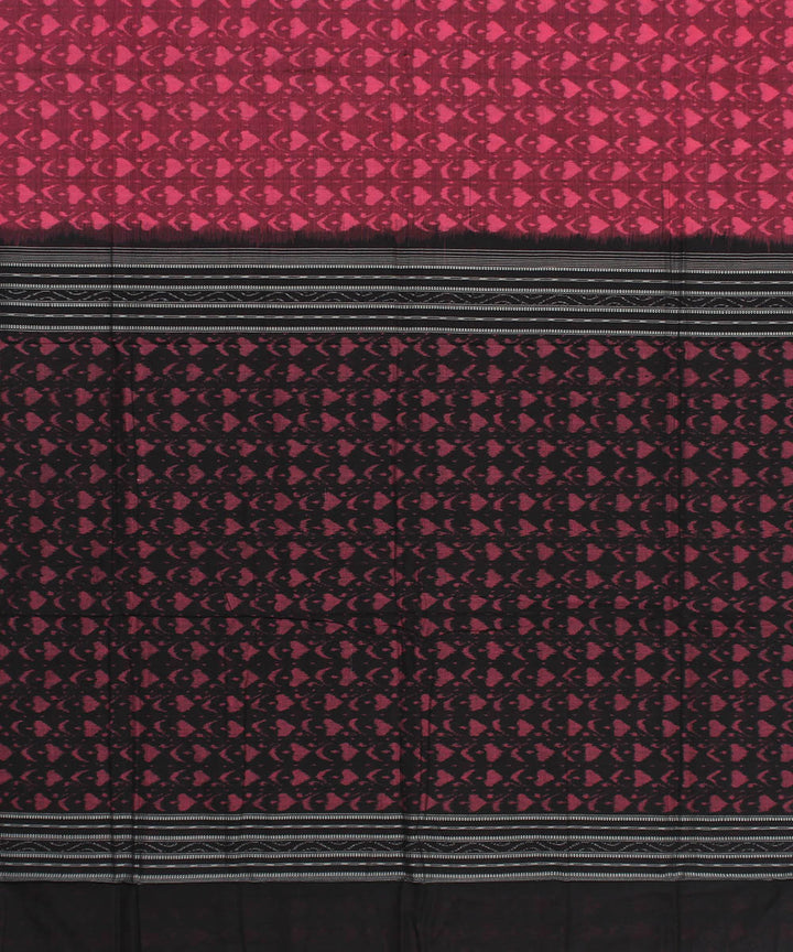Sambalpuri Handloom Cotton Pink Saree