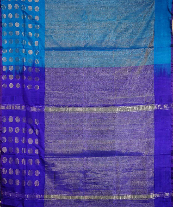 Blue handwoven uppada silk saree