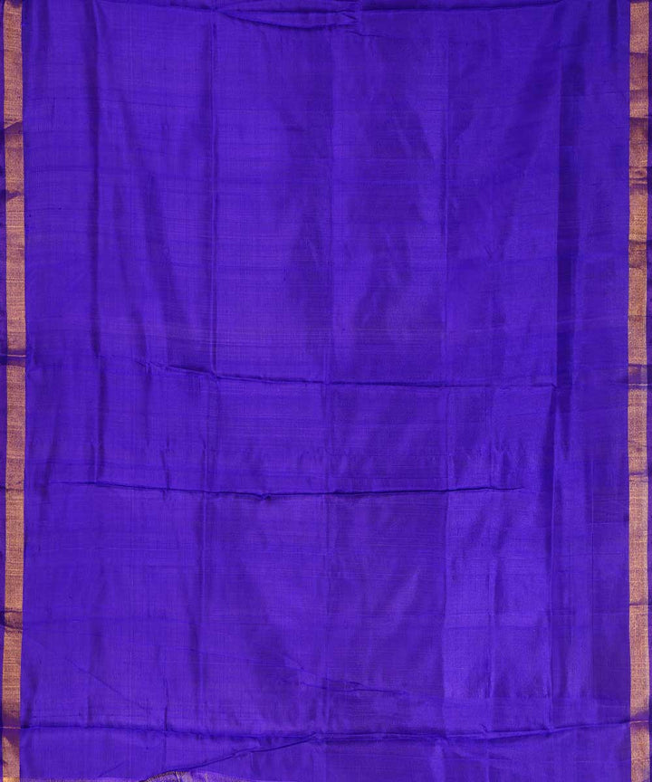 Blue handwoven uppada silk saree