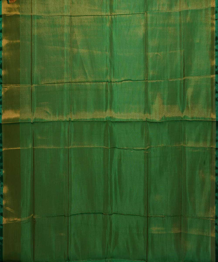 Yellow green handloom uppada silk saree