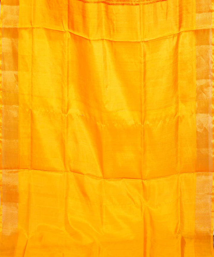 Red yellow handwoven uppada silk saree