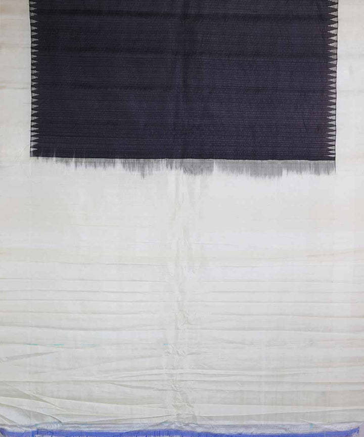 Black handwoven gadwal silk saree