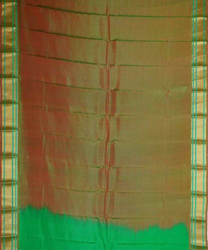 Green handloom gadwal silk saree