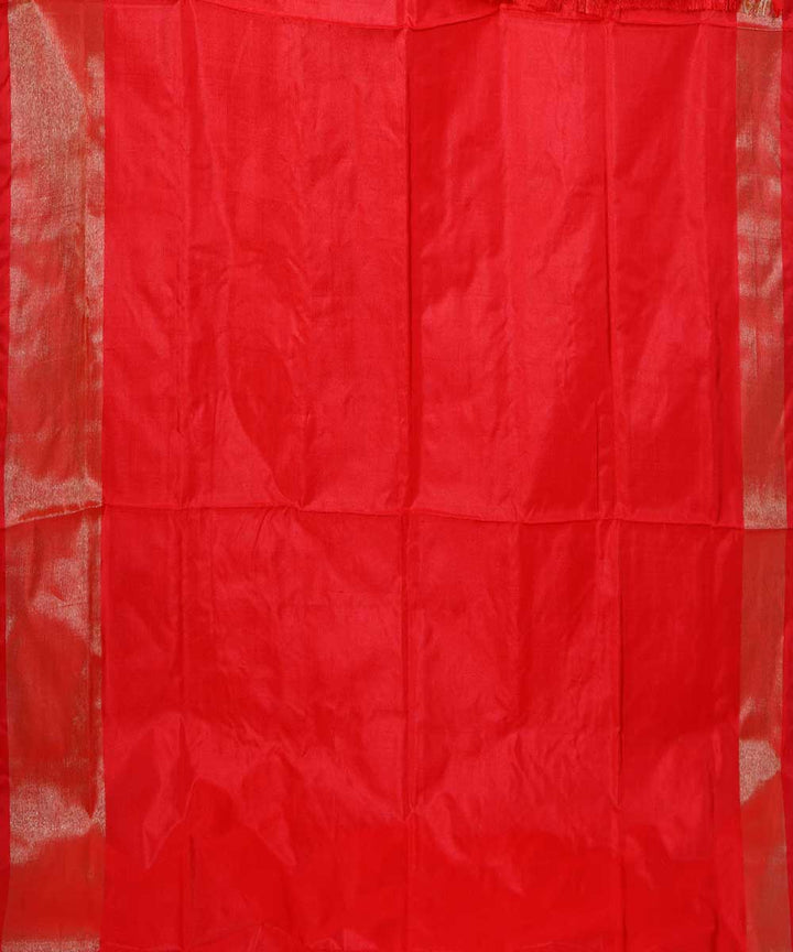 Black handwoven ikat silk pochampally saree