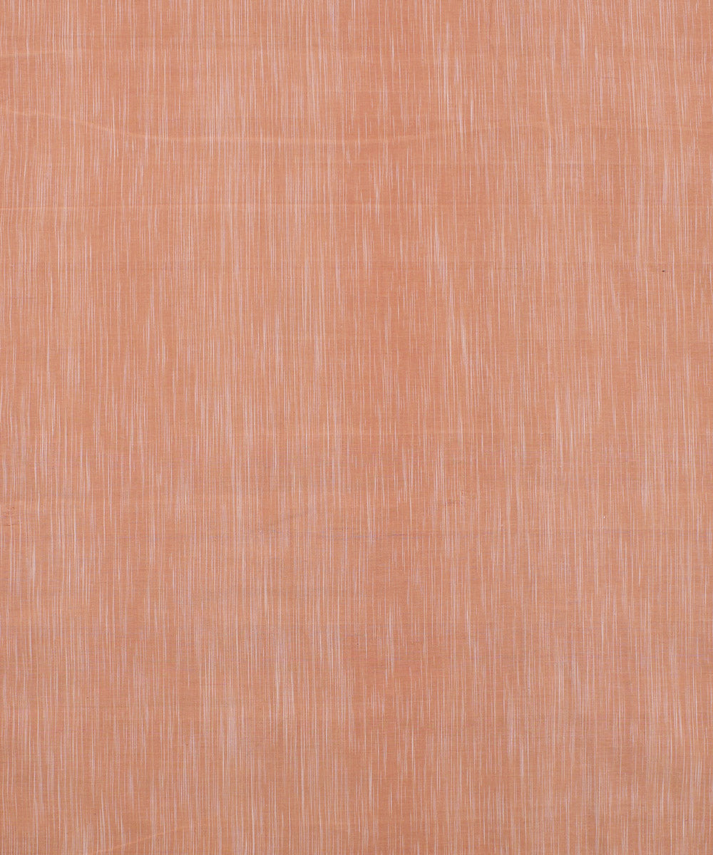 Light pink handwoven cotton stripes mangalgiri material