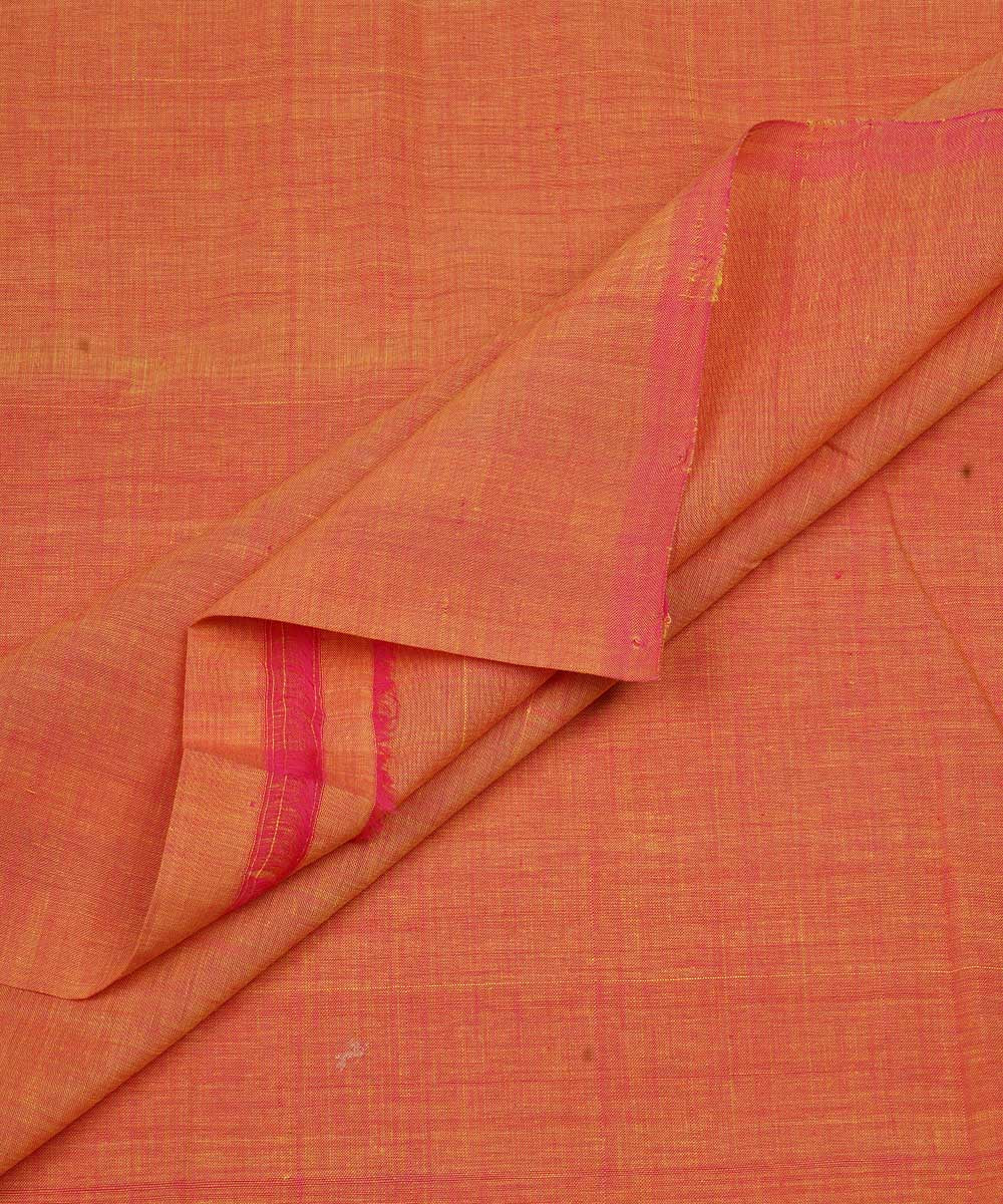 Pink beige handwoven cotton mangalgiri fabrics