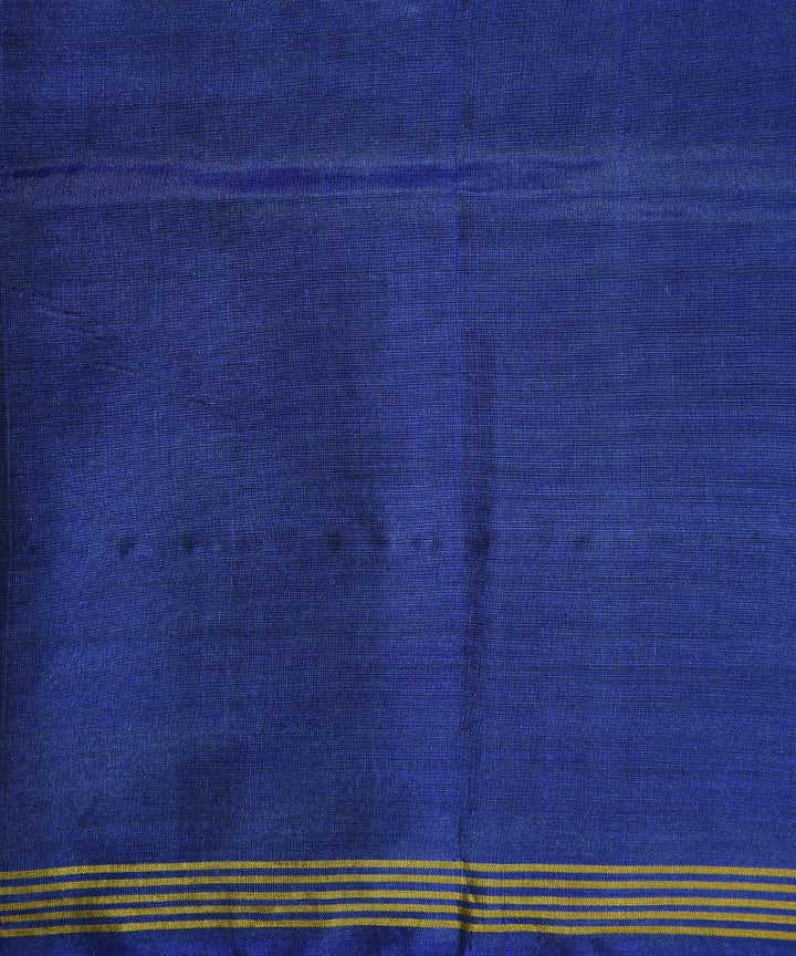 Maroon blue handwoven patola silk saree